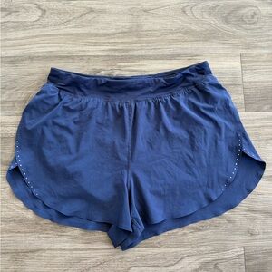 Women's Navy Blue Athletic Shorts